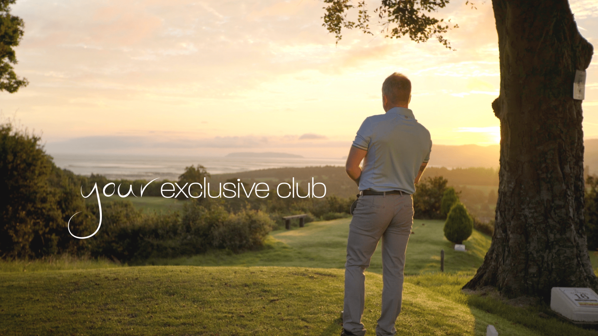 Premium Luxury Brand Film - golfer overlooking course