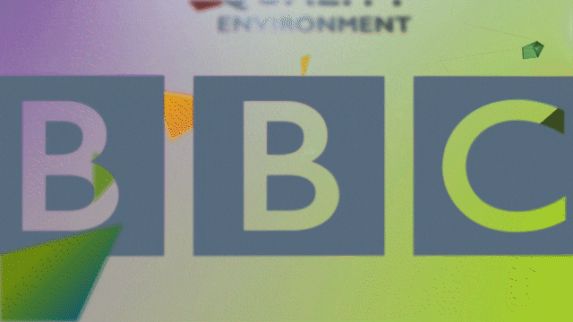90 Second Animated Explainer Video - moving BBC logo and text gif