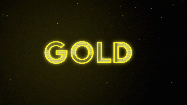 awards video for a conference - gold gif